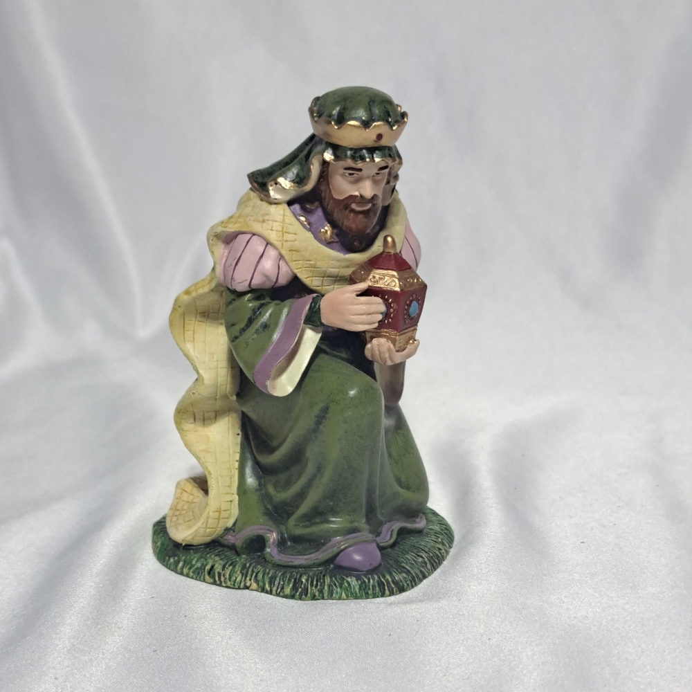 Thomas Kinkade Resin Figurine King Melchoir 2007 Hawthorne Village 4"